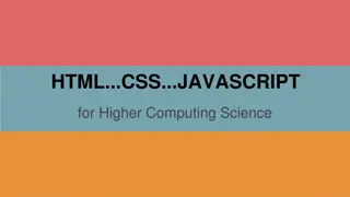 HTML...CSS...JAVASCRIPT