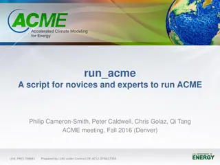 Enhancing Productivity with ACME Script for Simulations