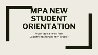 MPA Program Overview and Requirements
