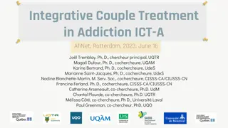 Integrative Couple Treatment in Addiction - A Comprehensive Approach