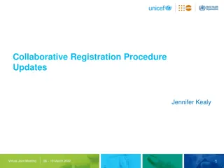 Accelerating Access to IVDs through Collaborative Registration Procedure