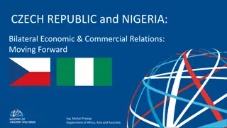 Bilateral Economic & Commercial Relations: Czech Republic and Nigeria