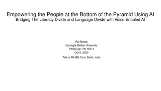 Empowering People at the Bottom of the Pyramid with Voice-Enabled AI
