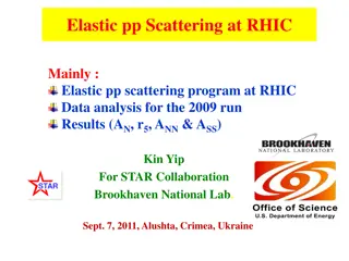 Elastic Proton-Proton Scattering at RHIC Data Analysis for 2009 Run