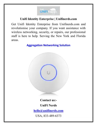 Unifi Identity Enterprise Unifinerds