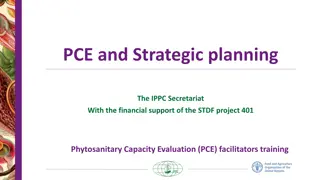 PCE and Strategic Planning Initiatives