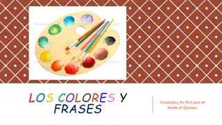 Spanish Colors Vocabulary and Phrases Learning Guide