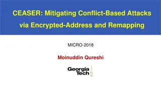 Mitigating Conflict-Based Attacks via Encrypted Address