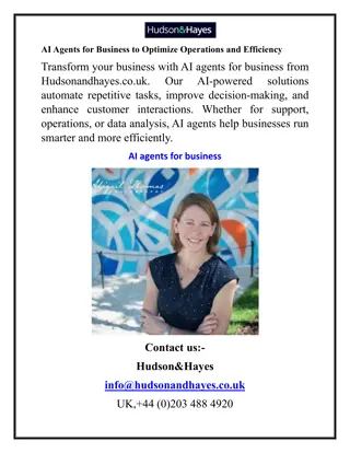 AI Agents for Business to Optimize Operations and Efficiency