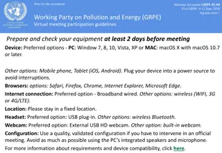 Working Party on Pollution and Energy (GRPE)