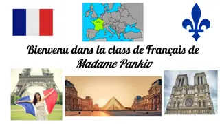Bienvenue in French Class with Madame Pankiv