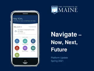 Navigate Platform Update Spring 2021: Achievements and Progress