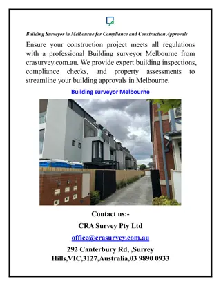 Building Surveyor in Melbourne for Compliance and Construction Approvals