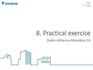 Practical Exercise for Daikin Altherma Monobloc CA