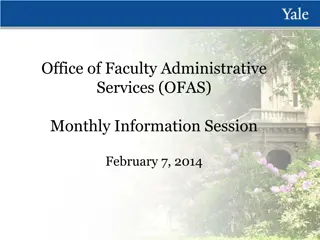 OFAS Monthly Information Session - February 7, 2014