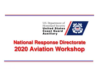 National Response Directorate 2020 Aviation Workshop