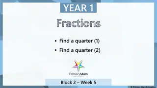 Fractions through Quarters
