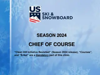 Season 2024 Chief of Course Clean Hill Initiative Revisited