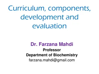 Curriculum Components & Development Overview