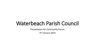 Waterbeach Parish Council Presentation for Community Forum