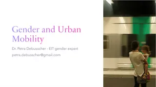 Gender and Urban Mobility