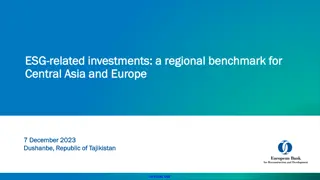 ESG Investment Benchmarks: Central Asia and Europe Pathways