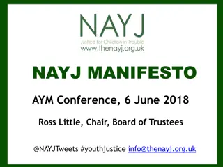 NAYJ Manifesto for Youth Justice Conference