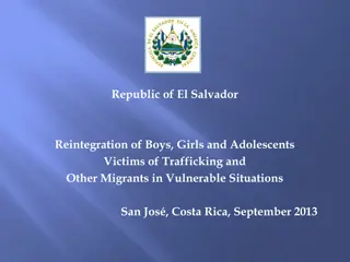 Reintegration Efforts for Migrant Victims in El Salvador