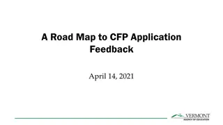 Key Points on CFP Application Feedback