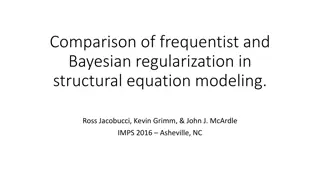 Comparison of Frequentist and Bayesian Regularization in SEM