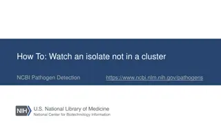 How to Watch Isolates on NCBI for Pathogen Detection