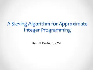 A Sieving Algorithm for Approximate Integer Programming