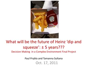 Future of Heinz Dip and Squeeze