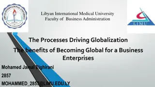 Processes Driving Globalization: Benefits for Business Enterprises