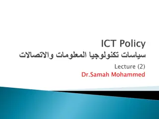 ICT Policy and Its Impact on Society