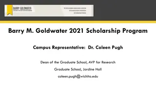Barry M. Goldwater 2021 Scholarship Program Overview