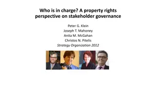 Property Rights & Stakeholder Governance Perspectives