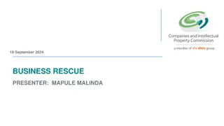 Business Rescue Overview