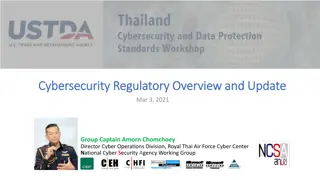 Cybersecurity Regulatory Overview and Update