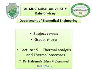 Thermal Analysis in Materials Science