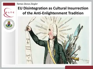 EU Disintegration as Cultural Insurrection: Anti-Enlightenment Tradition