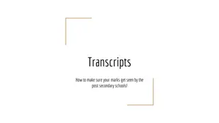 Ensuring Post-Secondary Schools Access Your Marks