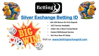 Online Silver Exchange Betting ID