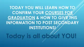 Graduation Course Confirmation Process