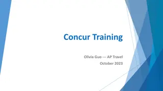 Concur Travel Management Guide