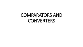 COMPARATORS AND CONVERTERS