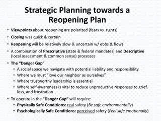 Strategic Planning for Reopening Challenges
