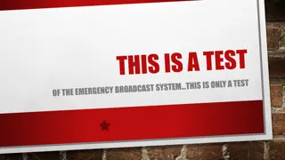 Overview of Emergency Alert System (EAS)