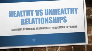 “Healthy vs Unhealthy Relationships”