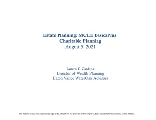 Charitable Planning Overview